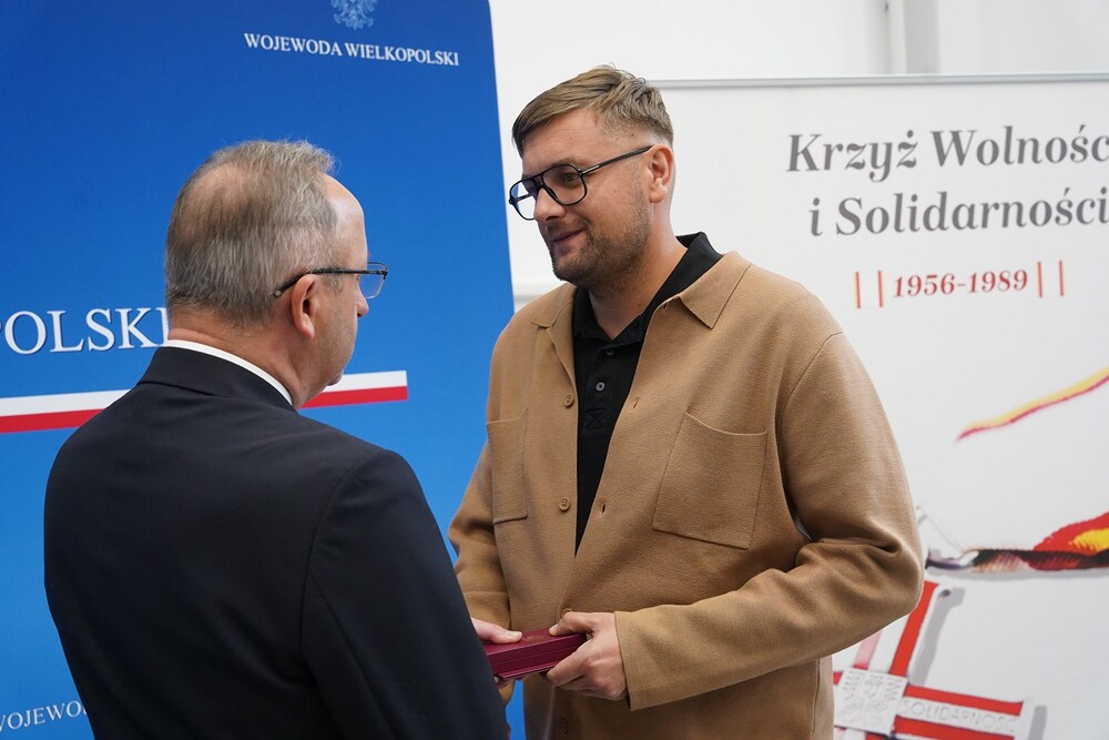 Uroczystość wręczenia Krzyży Wolności i Solidarności – Poznań, 13 października 2025. Fot. Bartosz Kochański (IPN)