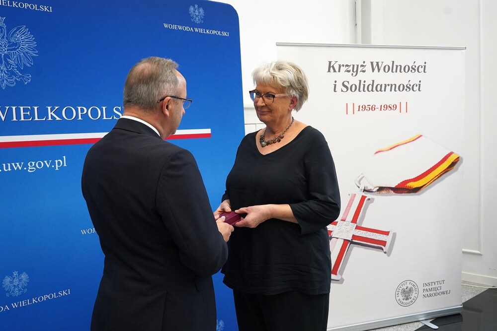 Uroczystość wręczenia Krzyży Wolności i Solidarności – Poznań, 13 października 2025. Fot. Bartosz Kochański (IPN)