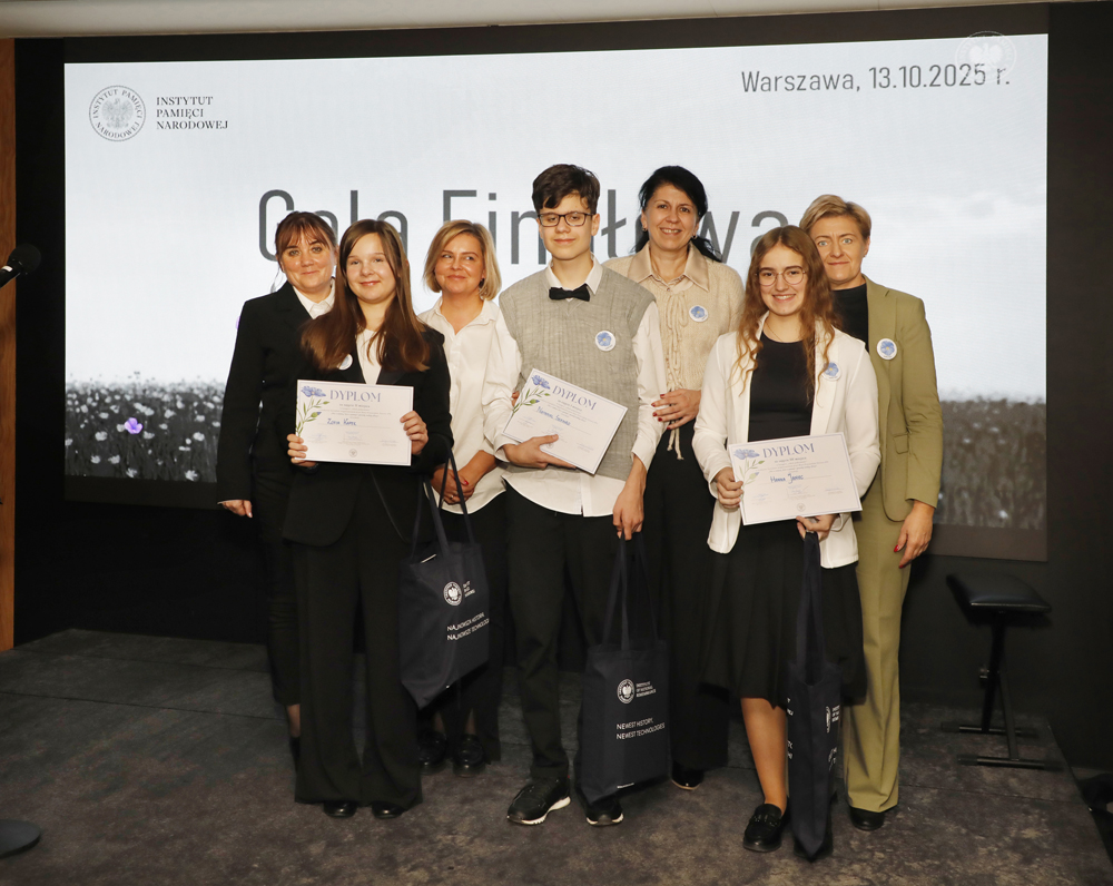 Gala Finałowa Ogólnopolskiego Konkursu Literackiego „Nie o zemstę, lecz o pamięć i prawdę wołają ofiary” – Warszawa, 13 października 2025. Fot. Piotr Życieński (IPN)