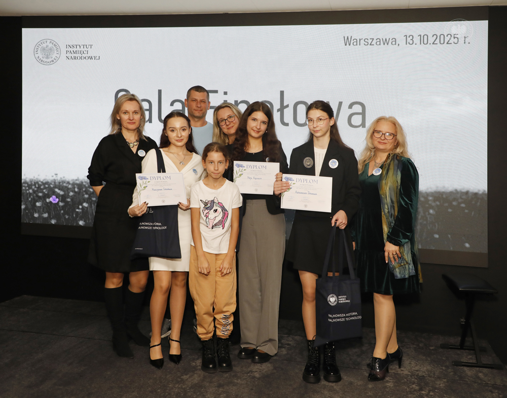 Gala Finałowa Ogólnopolskiego Konkursu Literackiego „Nie o zemstę, lecz o pamięć i prawdę wołają ofiary” – Warszawa, 13 października 2025. Fot. Piotr Życieński (IPN)