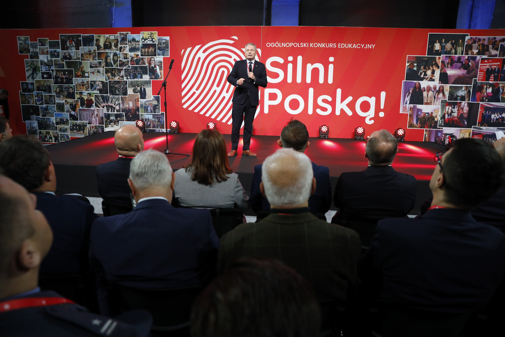 Otwarcie Kongresu Przyszłości Narodowej – Łódź, 15 października 2025. Na zdj. dyrektor Biura Edukacji Narodowej IPN dr Adam Pleskaczyński. Fot. Krzysztof Kapłon (IPN)