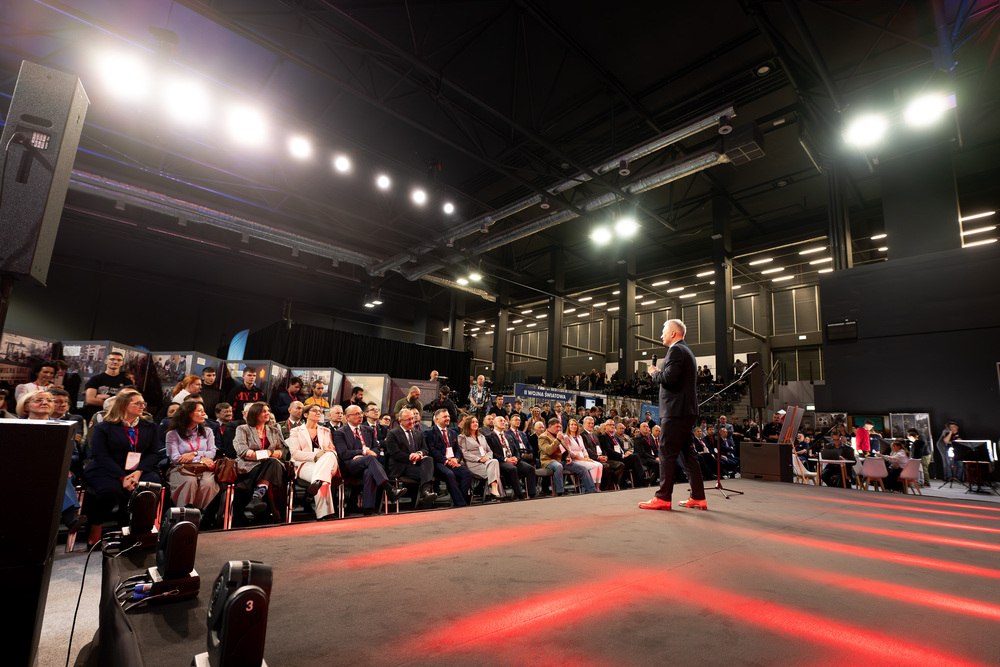 Zakończyliśmy pierwszy dzień Kongresu Przyszłości Narodowej – Łódź, 15 października 2025. Fot. Krzysztof Łojko (IPN)