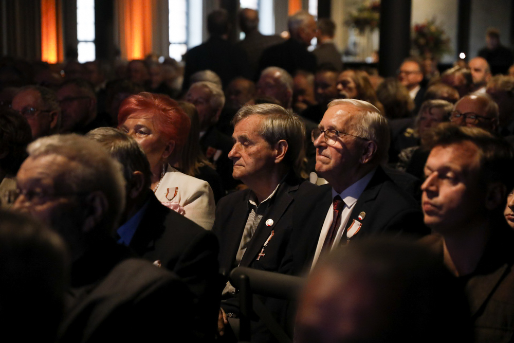 Gala wręczenia Krzyży Wolności i Solidarności, Łódź 15 października 2025 r. Fot. Krzysztof Kapłon (IPN)