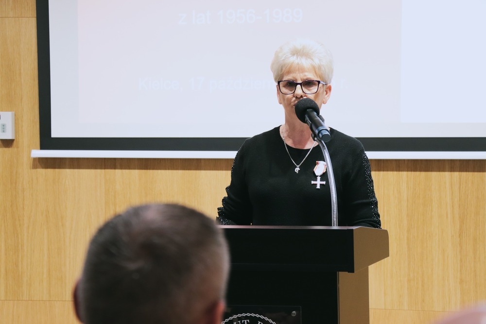 Uroczystość wręczenia Krzyży Wolności i Solidarności – Kielce, 17 października 2025. Fot. Dariusz Skrzyniarz (IPN)