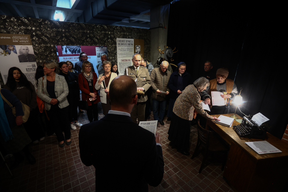 Otwarcie wystawy „O duszę i charakter Narodu Polskiego. Zrzeszenie Wolność i Niezawisłość” – Kraków, 20 października 2025. Fot. Sławek Kasper (IPN)