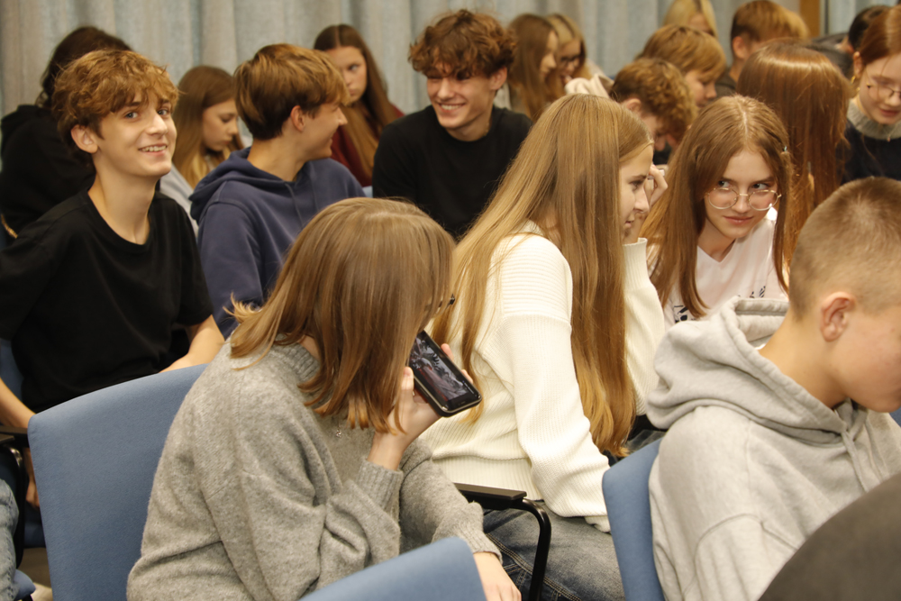 Kino dokumentu i świadectwa – spotkanie z Bogusławą Gorą – uczestniczką protestu w Miętnem – Warszawa, 20 października 2025. Fot. Piotr Życieński (IPN)