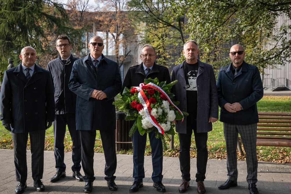 Konferencja prasowa w sprawie podjęcia na nowo śledztwa dotyczącego śmierci Antoniego Browarczyka – Gdańsk, 22 października 2025. Fot. Roman Jocher