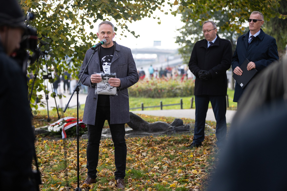 Konferencja prasowa w sprawie podjęcia na nowo śledztwa dotyczącego śmierci Antoniego Browarczyka – Gdańsk, 22 października 2025. Fot. Roman Jocher