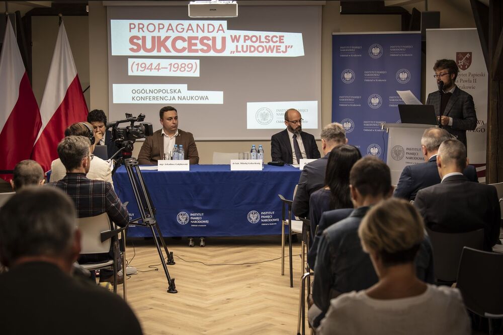 Ogólnopolska konferencja naukowa „Propaganda sukcesu w Polsce »ludowej« (1944–1989)” – Kraków, 23–24 października 2025. Fot. Agnieszka Masłowska (IPN)