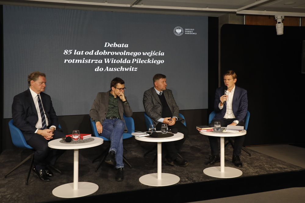 Debata „85 rocznica dobrowolnego wejścia rotmistrza Witolda Pileckiego do Auschwitz” – Warszawa, 22 października 2025. Fot. Piotr Życieński (IPN)