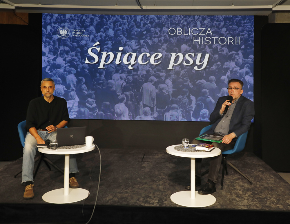 Spotkanie otwarte „Śpiące psy” z cyklu „Oblicza historii” – Warszawa, 22 października 2025. Fot. Piotr Życieński (IPN)