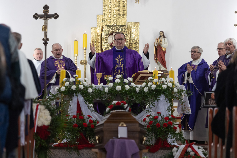 Uroczystości pogrzebowe Andrzeja Kołakowskiego – Szymbark, 25 października 2025. Fot. Roman Jocher