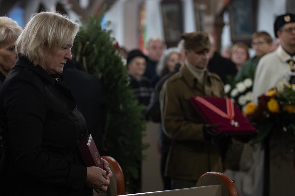 Uroczystości pogrzebowe Andrzeja Kołakowskiego – Szymbark, 25 października 2025. Fot. Roman Jocher