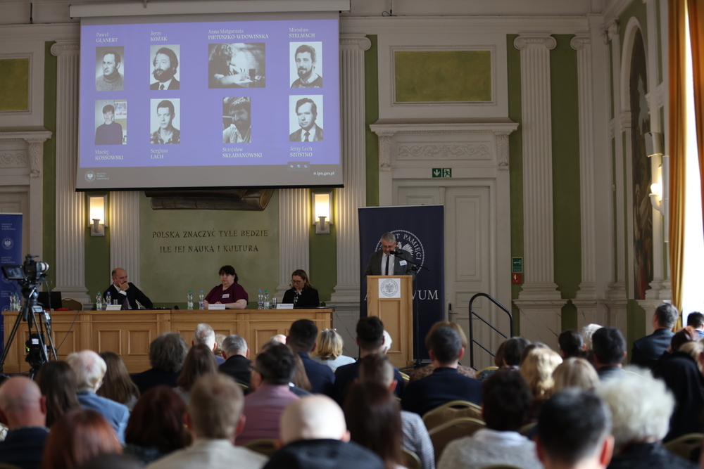 Konferencja naukowa „Walka na obrazy. Opozycyjne kontrnarracje fotograficzne w latach 1980–1989” – Warszawa, 27 października 2025. Fot. Katarzyna Adamów (IPN)