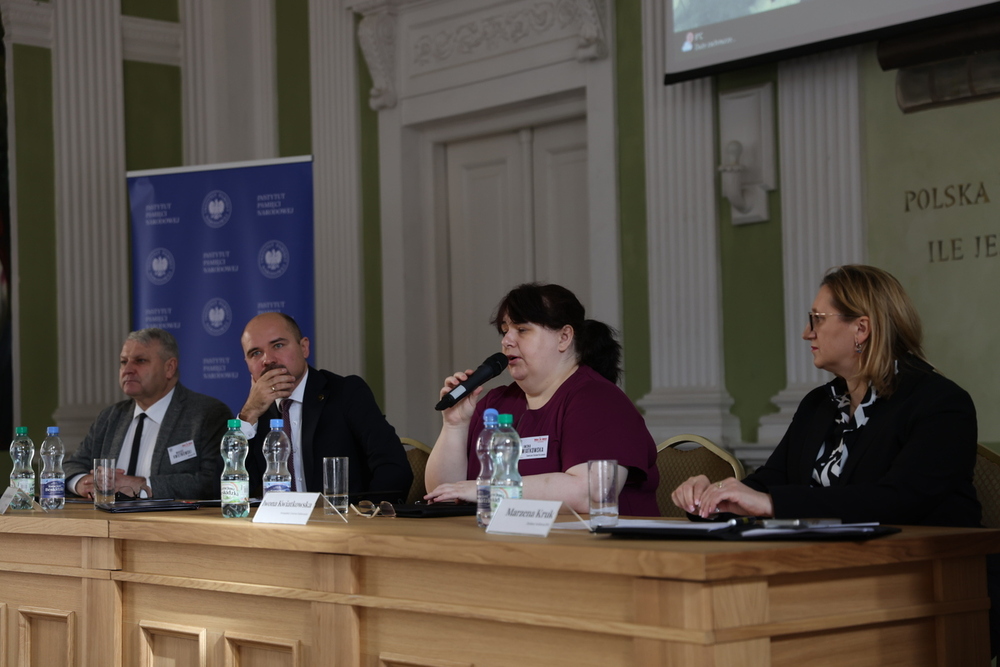 Konferencja naukowa „Walka na obrazy. Opozycyjne kontrnarracje fotograficzne w latach 1980–1989” – Warszawa, 27 października 2025. Fot. Katarzyna Adamów (IPN)