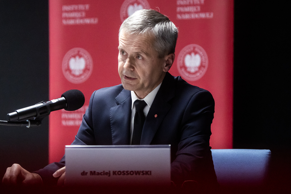 Przesłuchanie kandydatów na stanowisko Prezesa Instytutu Pamięci Narodowej. Na zdj. dr Maciej Kossowski – 28 października 2025. Fot. Sławek Kasper (IPN)
