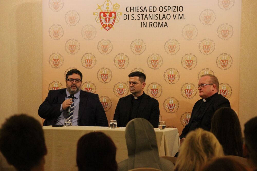 „Wieczór z historią” w Rzymie – 26 października 2025. Fot. Natalia Pieśniewska – Kościół i Hospicjum św. Stanisława BM w Rzymie