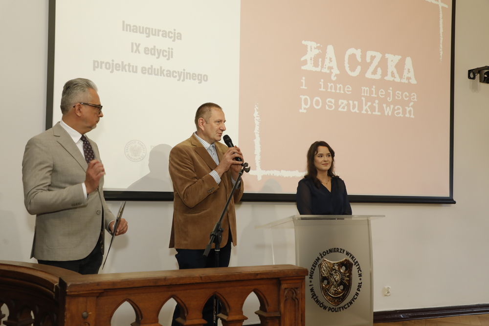 Inauguracja IX edycji projektu edukacyjnego „Łączka i inne miejsca poszukiwań” – Warszawa, 29 października 2025. Fot. Piotr Życieński (IPN)