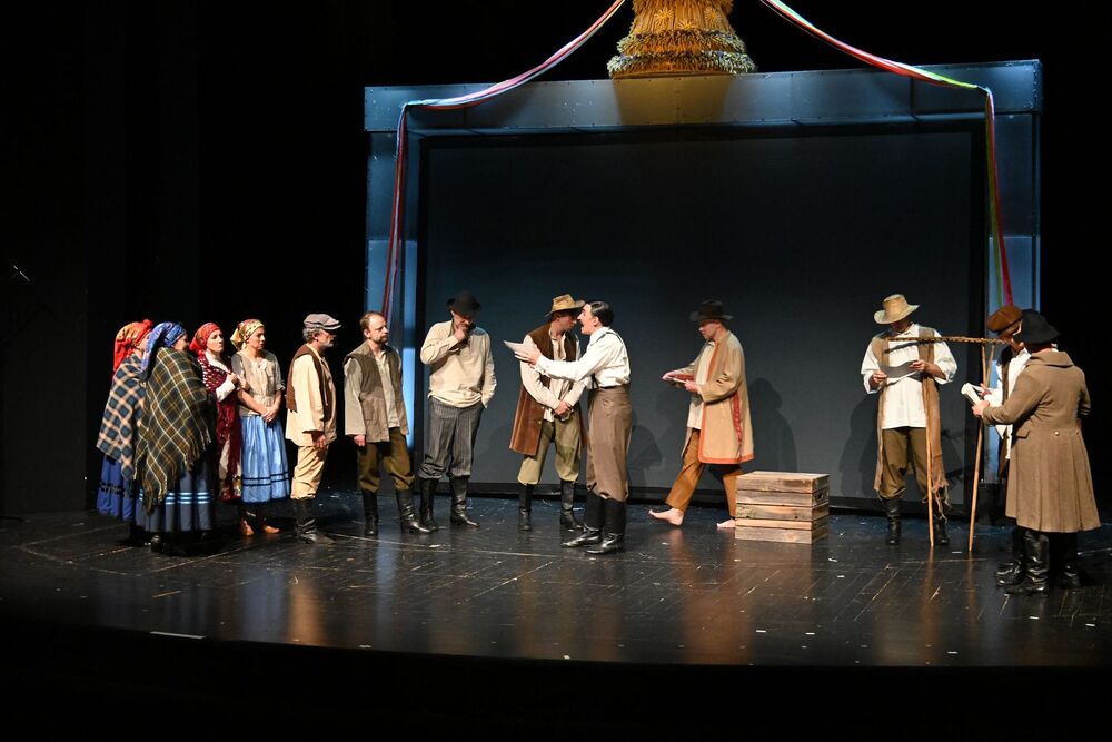 Spektakl „Trzy razy On. Rzecz o Wincentym Witosie” – Kraków, 30 października 2025. Fot. Janusz Ślęzak (IPN)