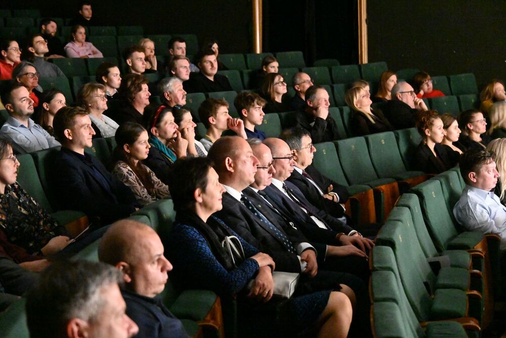 Spektakl „Trzy razy On. Rzecz o Wincentym Witosie” – Kraków, 30 października 2025. Fot. Janusz Ślęzak (IPN)