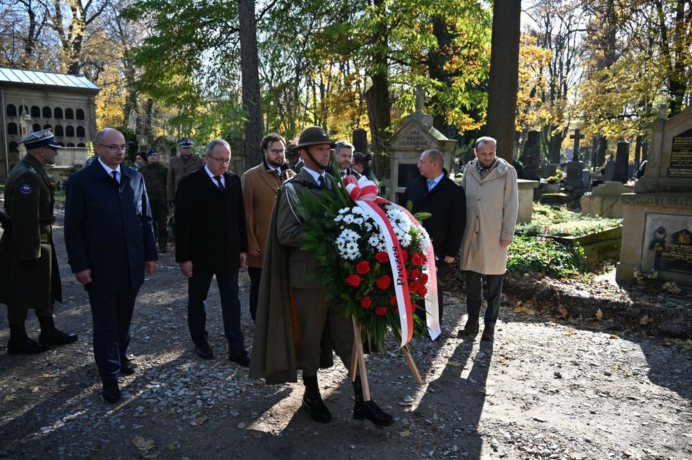 Uroczystości upamiętniające Wincentego Witosa i Ignacego Daszyńskiego – Kraków, 31 października 2025. Fot. Janusz Ślęzak (IPN)