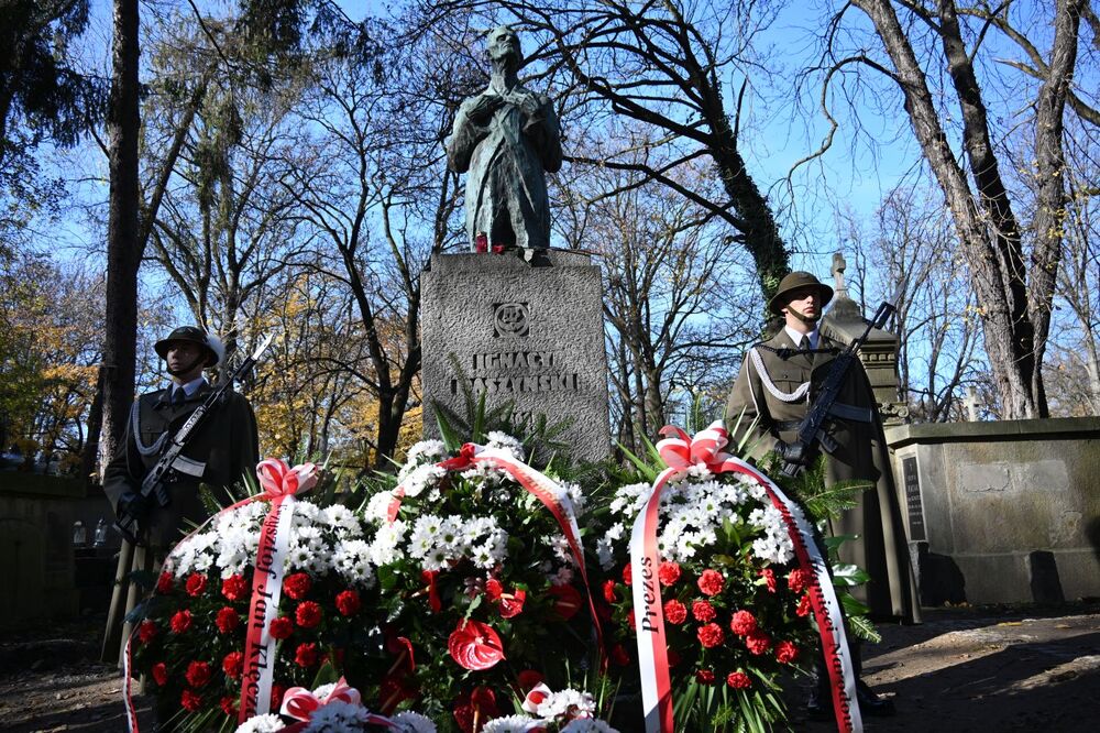 Uroczystości upamiętniające Wincentego Witosa i Ignacego Daszyńskiego – Kraków, 31 października 2025. Fot. Janusz Ślęzak (IPN)