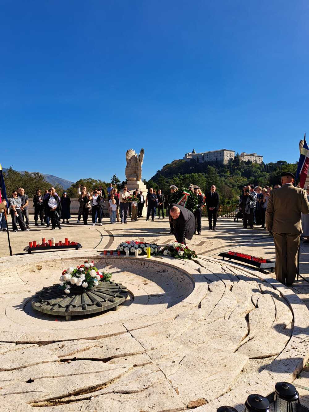 Uczciliśmy pamięć polskich żołnierzy poległych w czasie bitwy pod Monte Cassino. Fot. Aleksandra Mahike