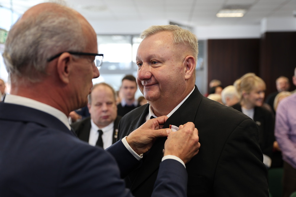 Uroczystość wręczenia Krzyży Wolności i Solidarności – Wrocław, 4 listopada 2025. Fot. Maciej Parysek (IPN)