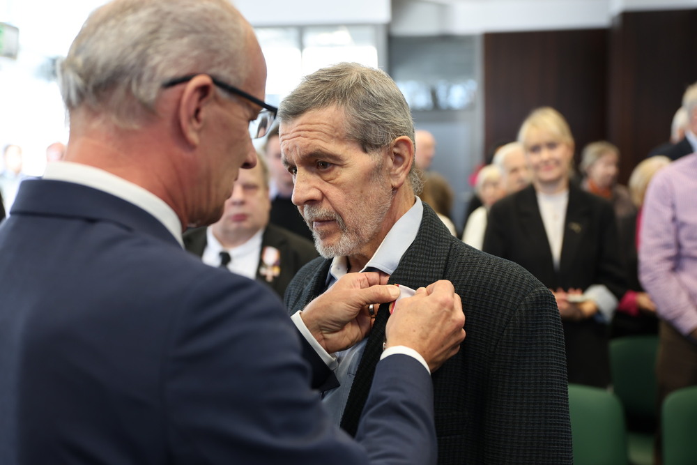 Uroczystość wręczenia Krzyży Wolności i Solidarności – Wrocław, 4 listopada 2025. Fot. Maciej Parysek (IPN)