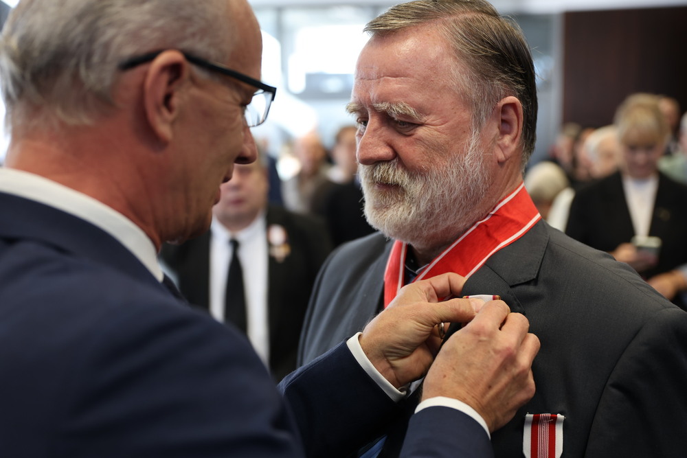 Uroczystość wręczenia Krzyży Wolności i Solidarności – Wrocław, 4 listopada 2025. Fot. Maciej Parysek (IPN)