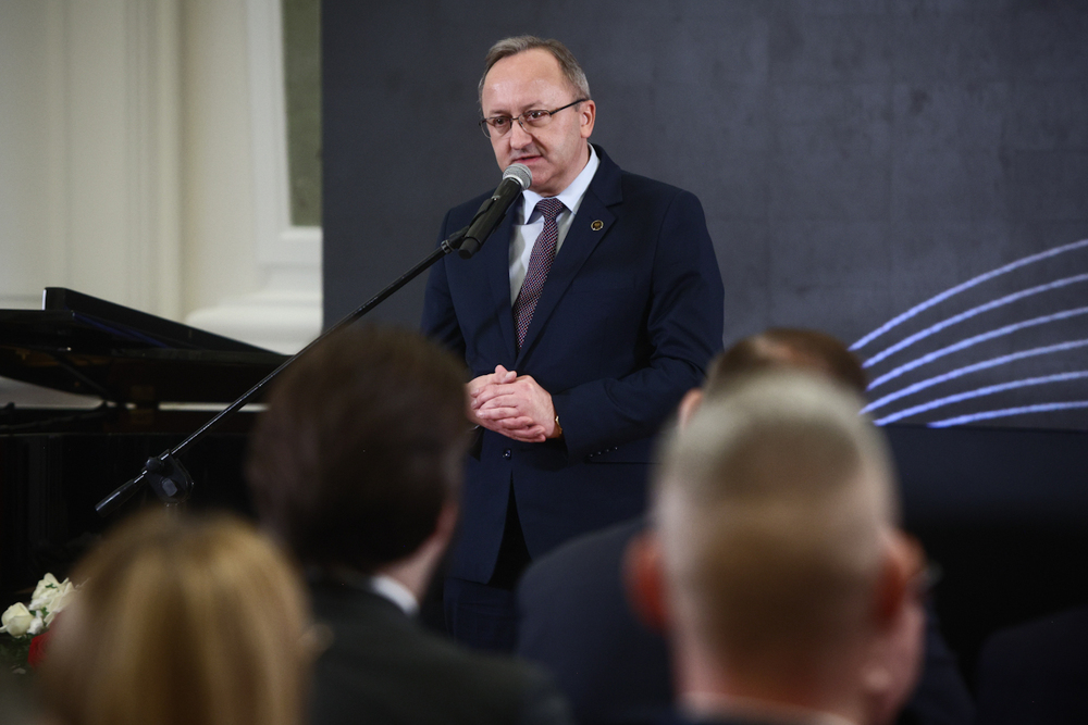 Poznaliśmy laureatów Nagrody IPN „Semper Fidelis” – Warszawa, 5 listopada 2025. Na zdj. zastępca prezesa IPN dr hab. Karol Polejowski. Fot. Sławek Kasper (IPN)