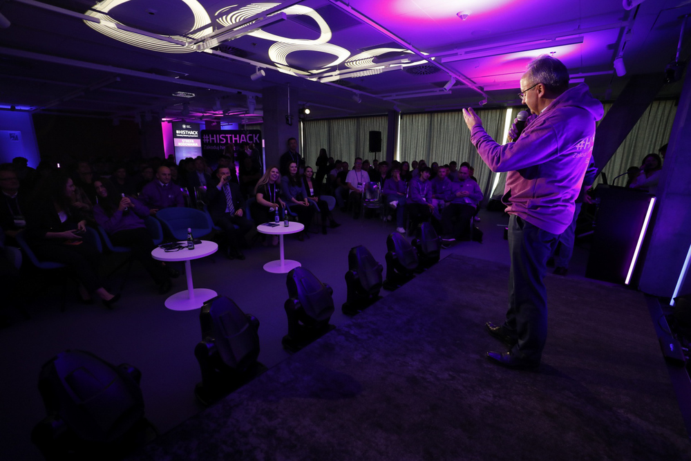 Finał ogólnopolskiego konkursu HISTHACK – Warszawa, 6 listopada 2025. Fot. Krzysztof Kapłon (IPN)