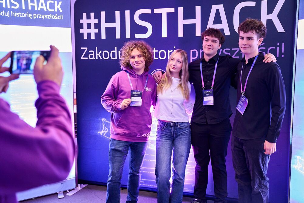 Finał ogólnopolskiego konkursu HISTHACK – Warszawa, 6 listopada 2025. Fot. Proidea