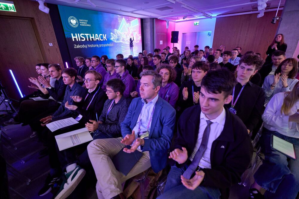 Finał ogólnopolskiego konkursu HISTHACK – Warszawa, 6 listopada 2025. Fot. Proidea