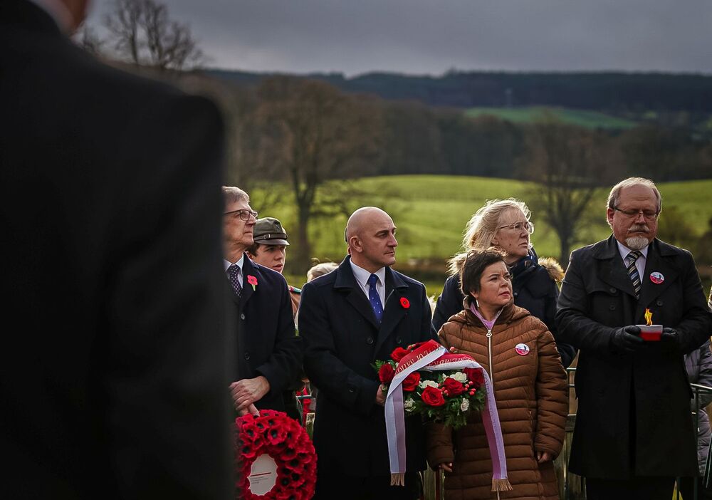 Obchody Narodowego Święta Niepodległości w Douglas – 8 listopada 2025. Fot. Mateusz Niegowski (IPN)