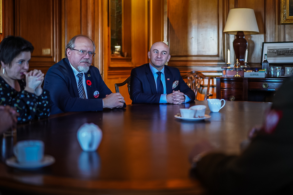 Spotkanie z  Robertem Aldridge, Lordem Provostem Edynburga – 10 listopada 2025 r., fot. Mateusz Niegowski (IPN)