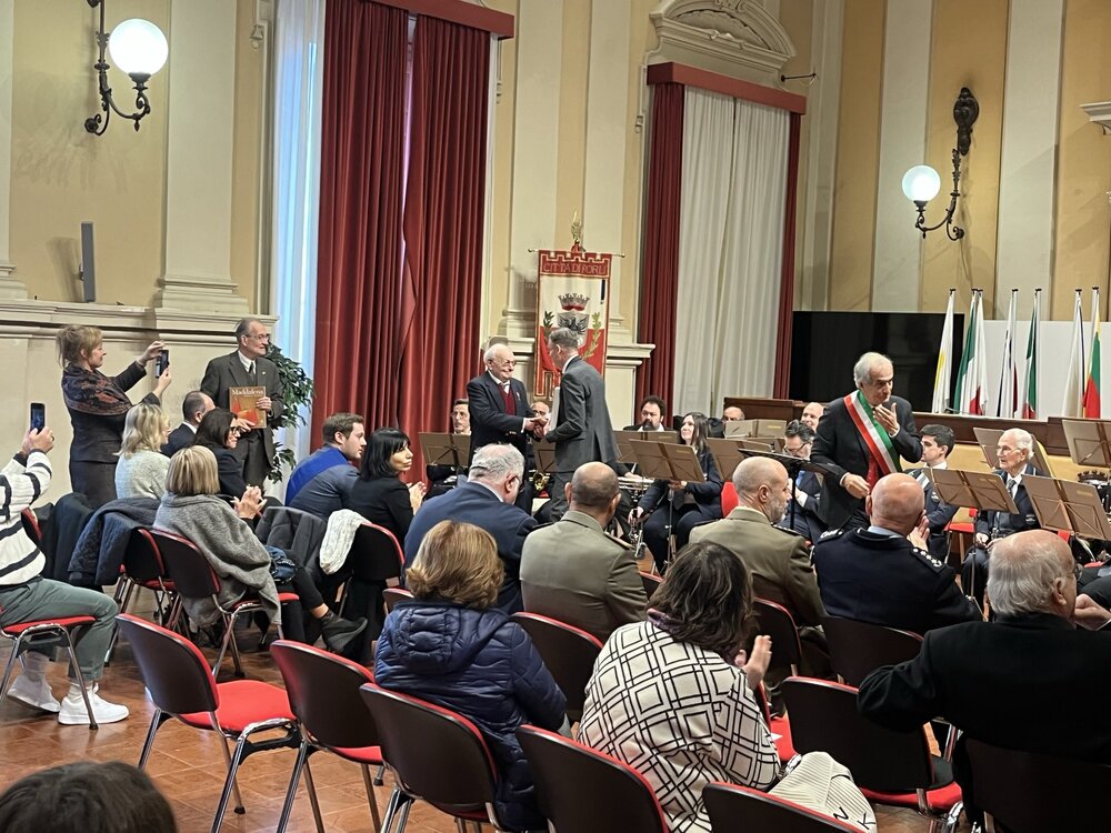 Wystawa IPN „Szlaki Nadziei. Odyseja Wolności” w Forlì – 9 listopada 2025. Fot. Kacper Wyszyński (IPN)