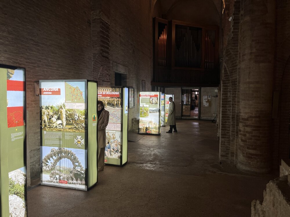 Wystawa IPN „Szlaki Nadziei. Odyseja Wolności” w Forlì – 9 listopada 2025. Fot. Kacper Wyszyński (IPN)