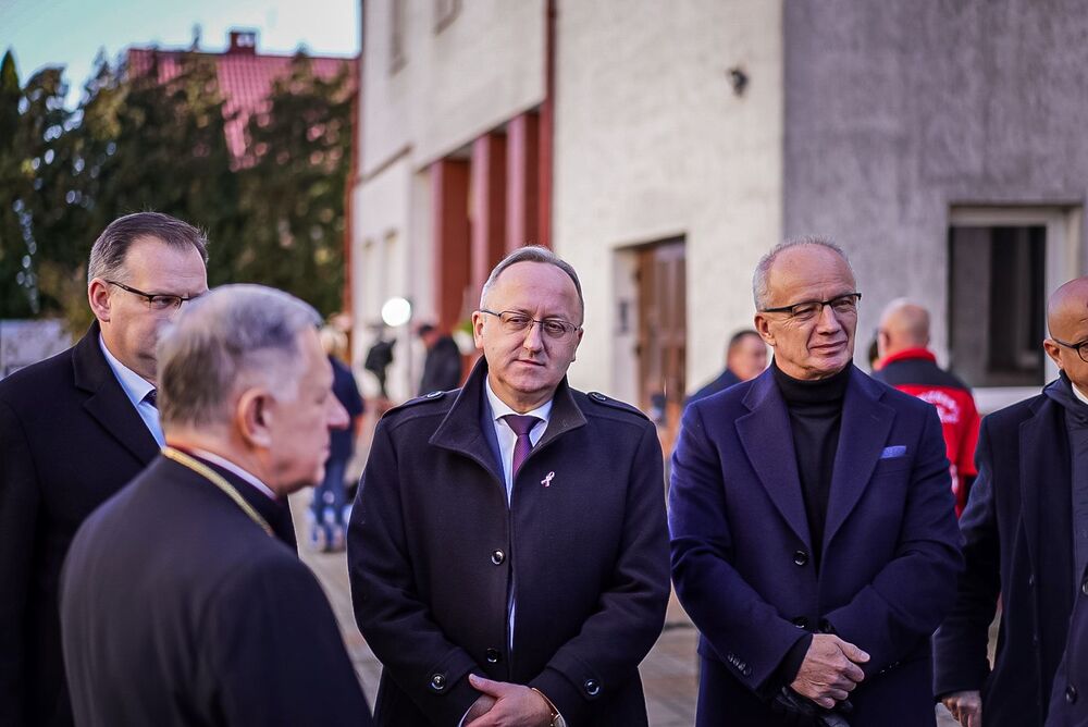 Pogrzeb żołnierzy Wojska Polskiego w Mościskach – 14 listopada 2025. Fot. Mateusz Niegowski (IPN)