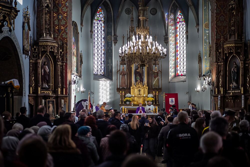 Pogrzeb żołnierzy Wojska Polskiego w Mościskach – 14 listopada 2025. Fot. Mateusz Niegowski (IPN)