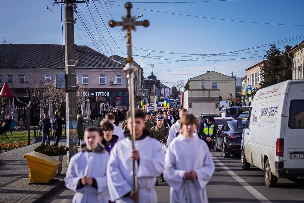 Pogrzeb żołnierzy Wojska Polskiego w Mościskach – 14 listopada 2025. Fot. Mateusz Niegowski (IPN)