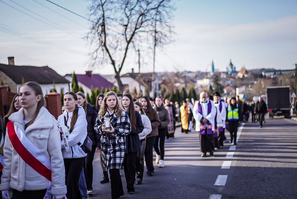 Pogrzeb żołnierzy Wojska Polskiego w Mościskach – 14 listopada 2025. Fot. Mateusz Niegowski (IPN)