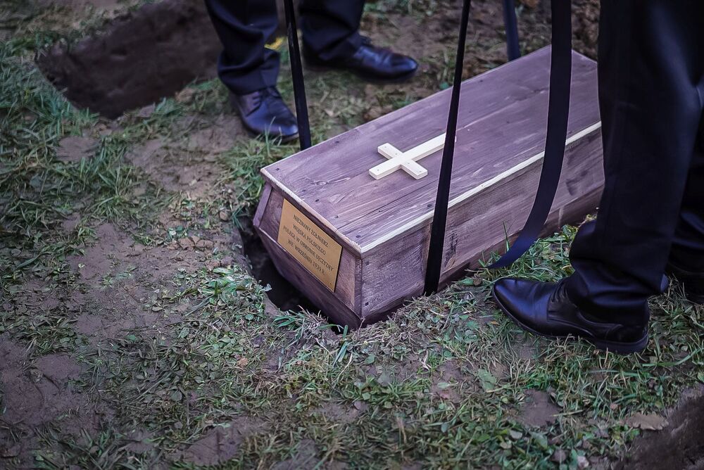 Pogrzeb żołnierzy Wojska Polskiego w Mościskach – 14 listopada 2025. Fot. Mateusz Niegowski (IPN)