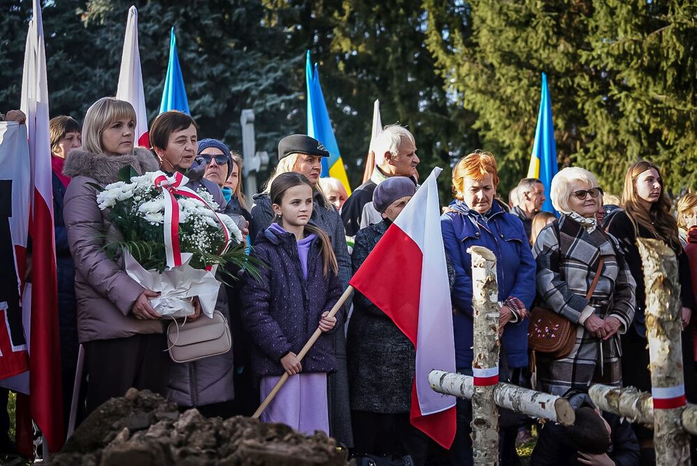 Pogrzeb żołnierzy Wojska Polskiego w Mościskach – 14 listopada 2025. Fot. Mateusz Niegowski (IPN)