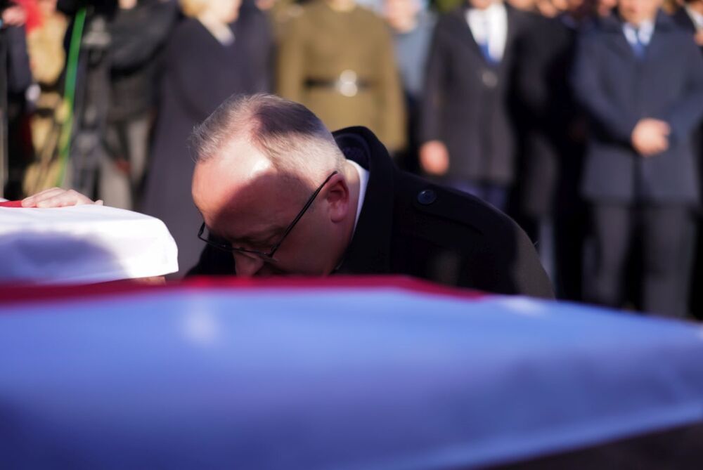 Pogrzeb żołnierzy Wojska Polskiego w Mościskach – 14 listopada 2025. Fot. Mateusz Niegowski (IPN)