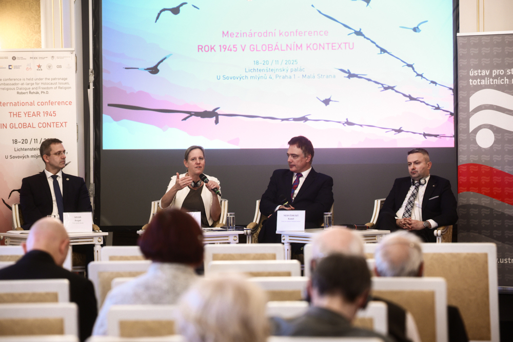 Konferencja „Rok 1945 w światowym kontekście”, Praga, 19 listopada 2025 r. Fot. Sławomir Kasper (IPN)