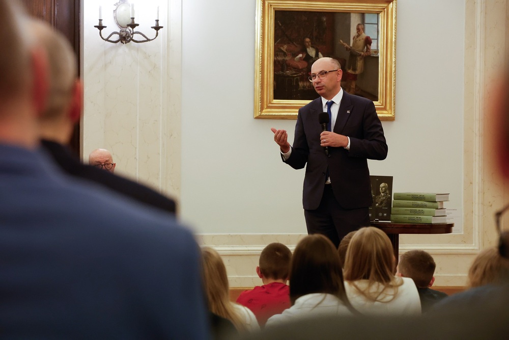 Promocja albumu „Generał Kazimierz Sosnkowski 1885–1969. Wola, wytrwałość i upór”. Warszawa, Pałac Prezydencki, 19 listopada 2025 r. Fot. Krzysztof Kapłon (IPN)