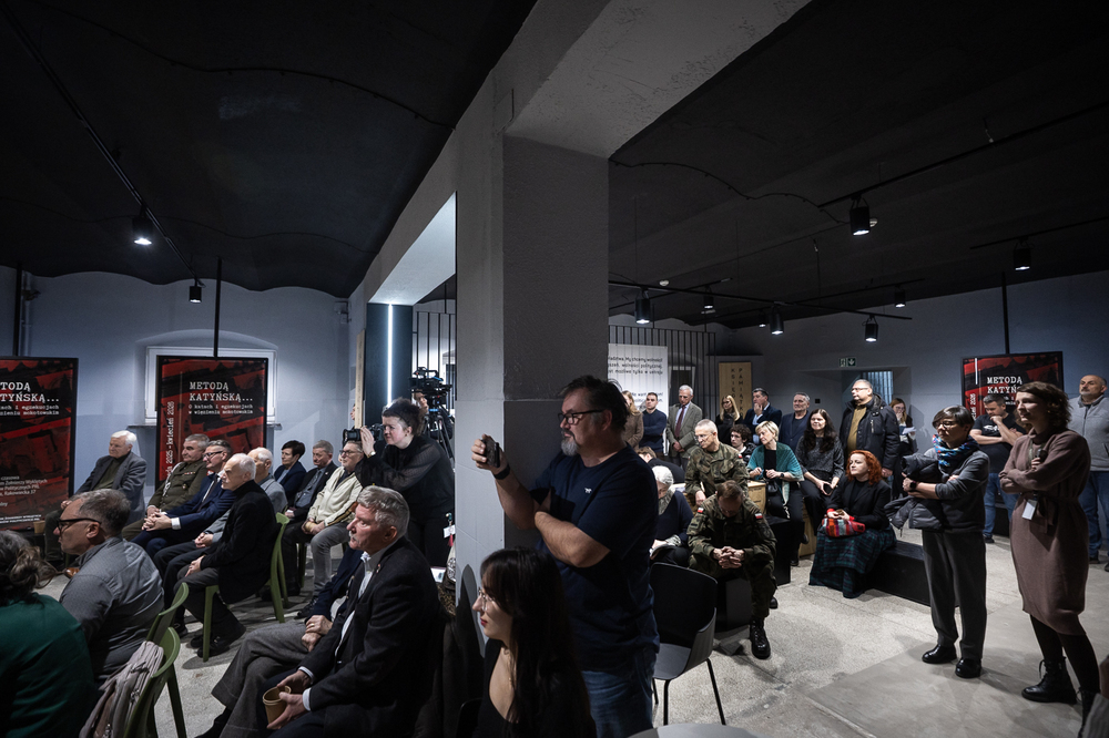 Wystawa „Metodą katyńską…”. O katach i egzekucjach w więzieniu mokotowskim – Warszawa, 21 listopada 2025. Fot. Sławek Kasper (IPN)