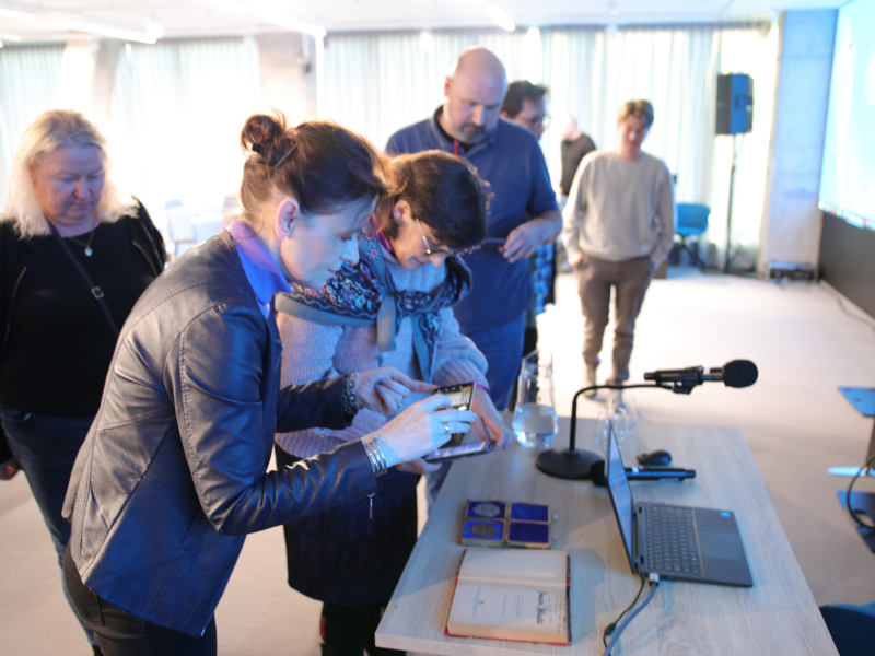 „Getto warszawskie 1940–1943 – historia znana i nieznana” – warsztaty doskonalące dla nauczycieli i edukatorów – Warszawa, 22 listopada 2025. Fot. Agnieszka Szajewska (IPN)