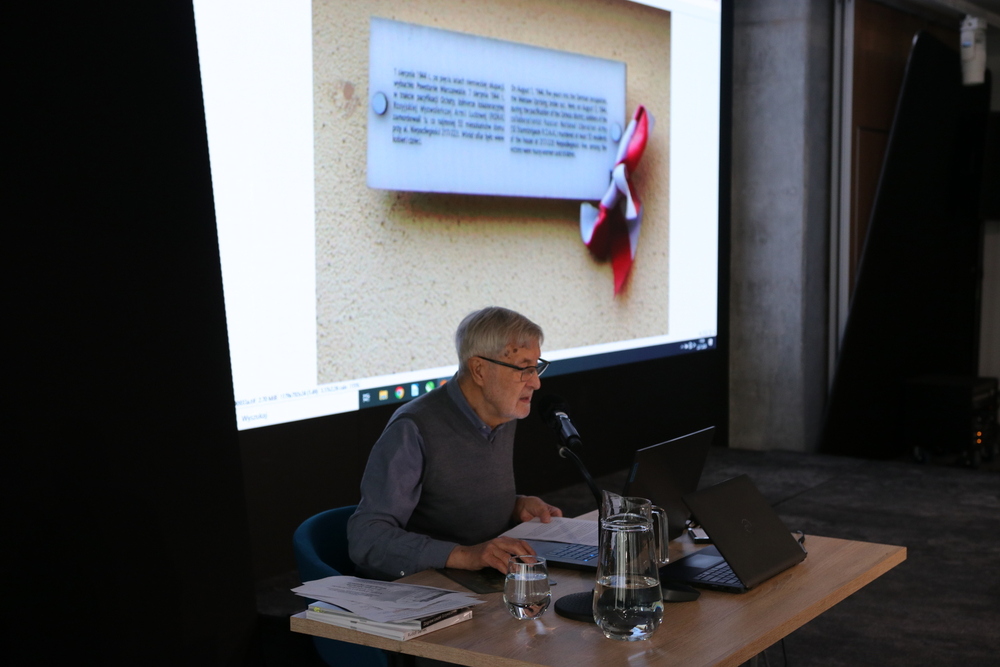 „Getto warszawskie 1940–1943 – historia znana i nieznana” – warsztaty doskonalące dla nauczycieli i edukatorów. Na zdj. Zygmunt Walkowski – Warszawa, 22 listopada 2025. Fot. Agnieszka Szajewska (IPN)